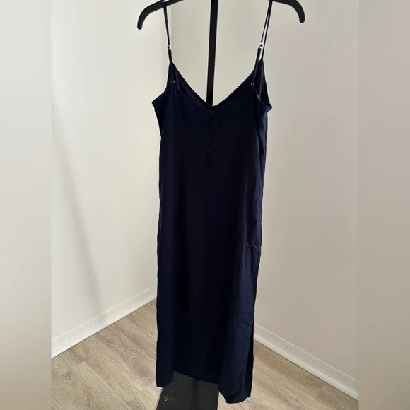 J. Crew Deep Blue Midi Dress - Picture 2 of 5